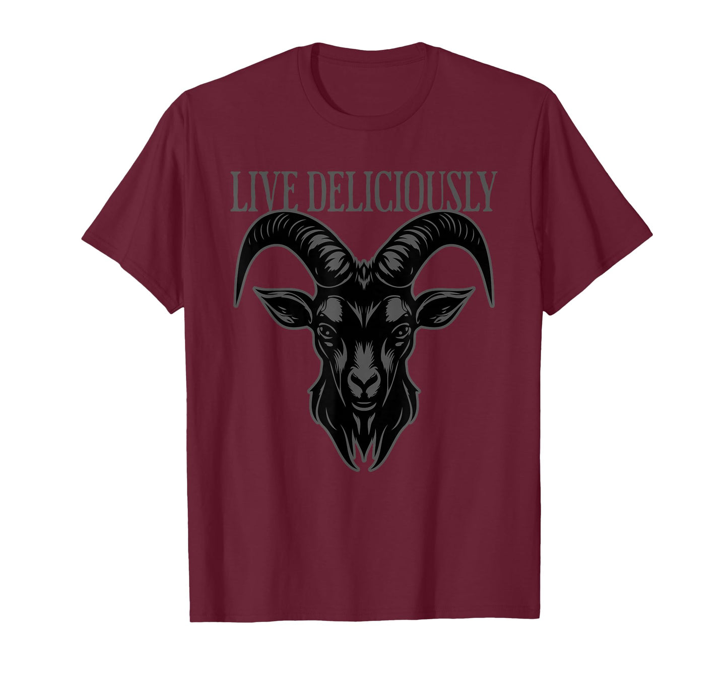 Retro Live Deliciously Leviathan Cross Goat Black Phillip T-Shirt