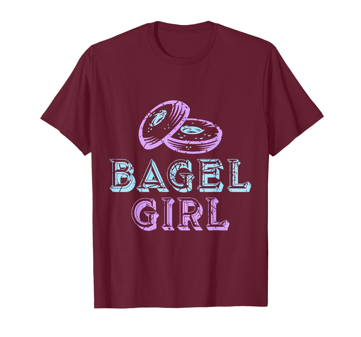 Bagel Girl Funny Bagel Lover Costume Gift T-Shirt