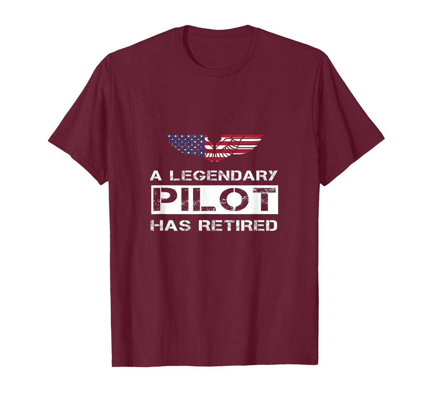 A Legendary Pilot Has Retired Military Jet Retirement Wings T-Shirt