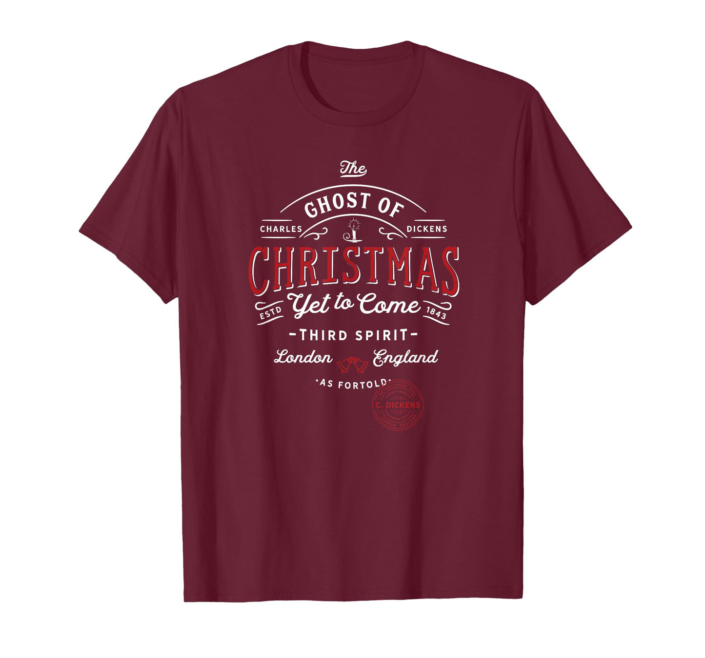 Charles Dickens' Christmas Carol, Ghost of Christmas Future Tradition T-Shirt
