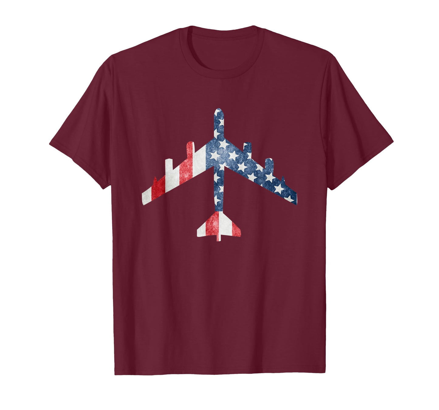 B-52 Stratofortress American Flag Military Airplane Women Men T-Shirt