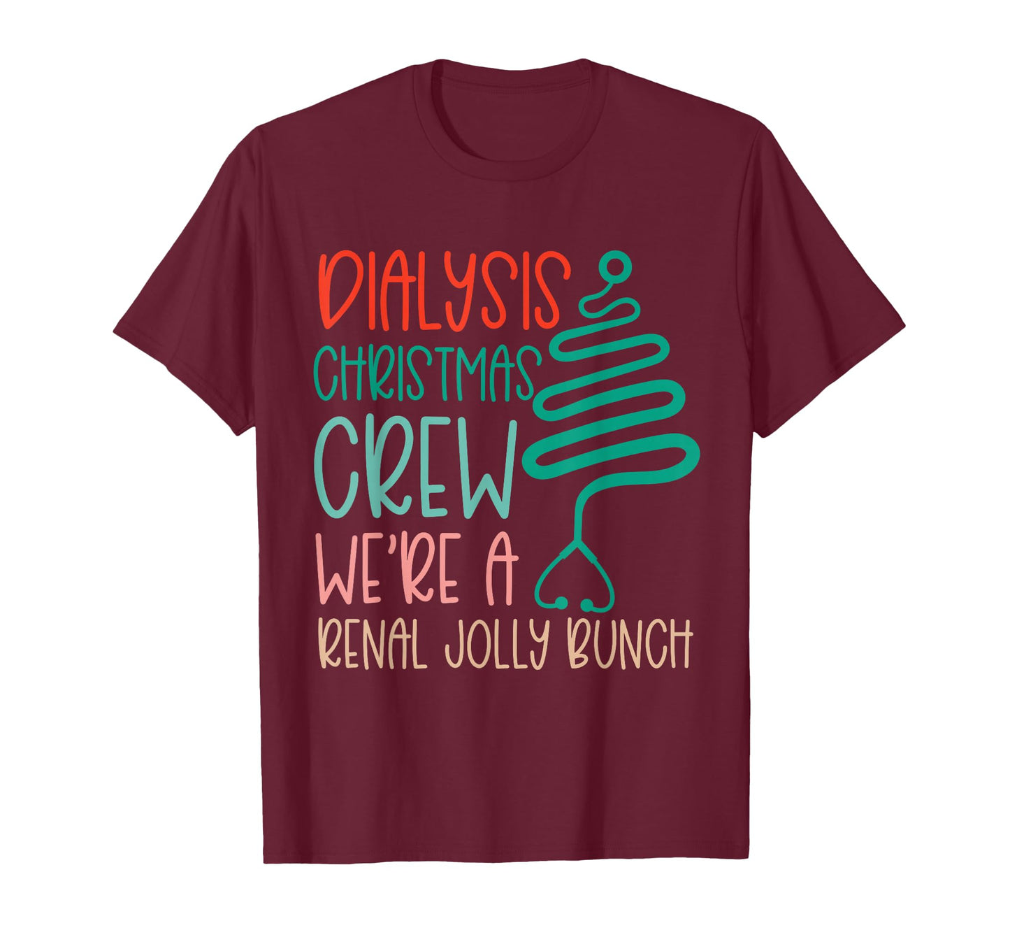 Christmas Dialysis Shirts Tech Nurse Technician Renal Joke T-Shirt