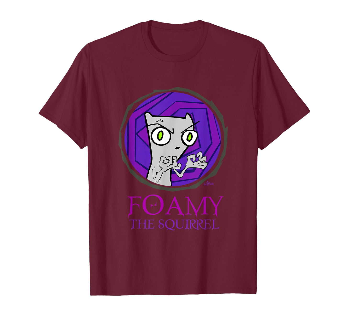 Angry Foamy The Squirrel (Classic Series) T-Shirt