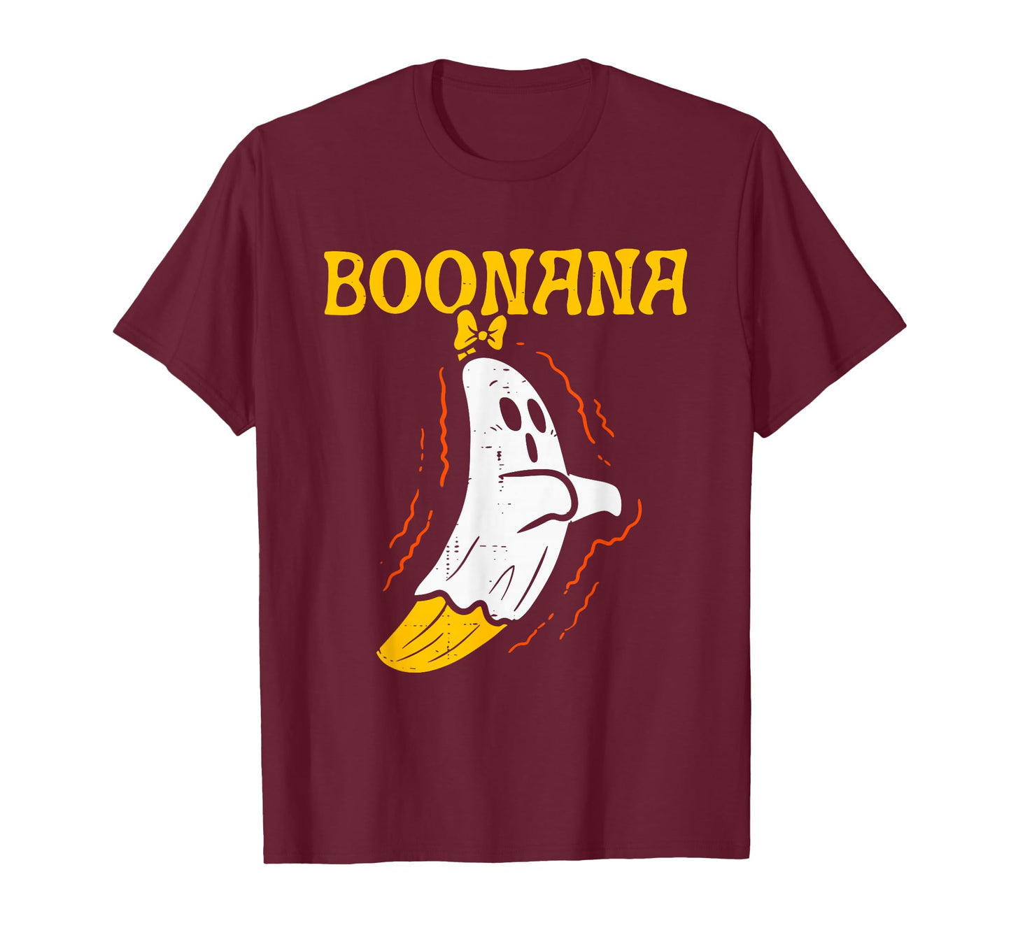 Boonana Cute Ghost Banana Halloween Costume Men Women Kids T-Shirt