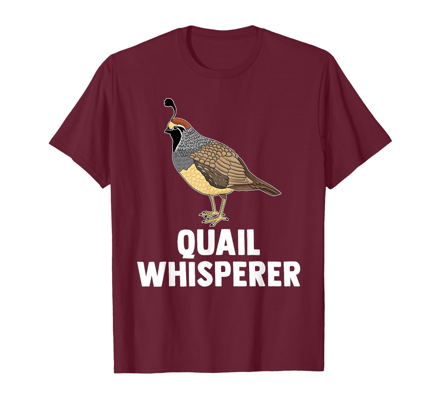 Cute Quail Design For Men Women Kids Quail Bird Whisperer T-Shirt