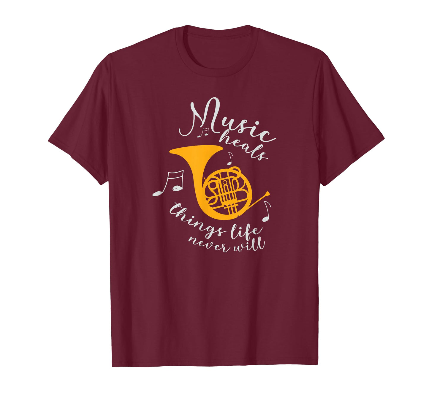French Horn Players Musical Instrument Music Player gift fun T-Shirt