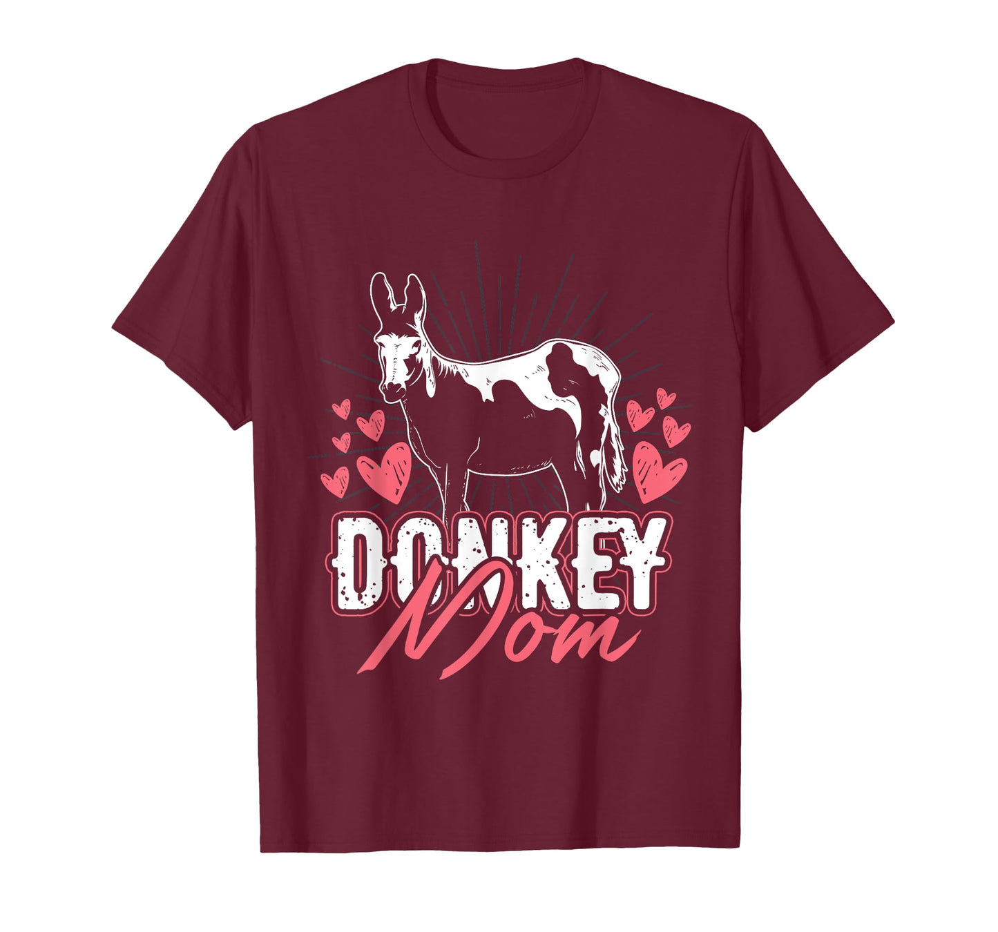 Mothers Day Farm Animal Mom Parent Women Girls Gift Donkey T-Shirt