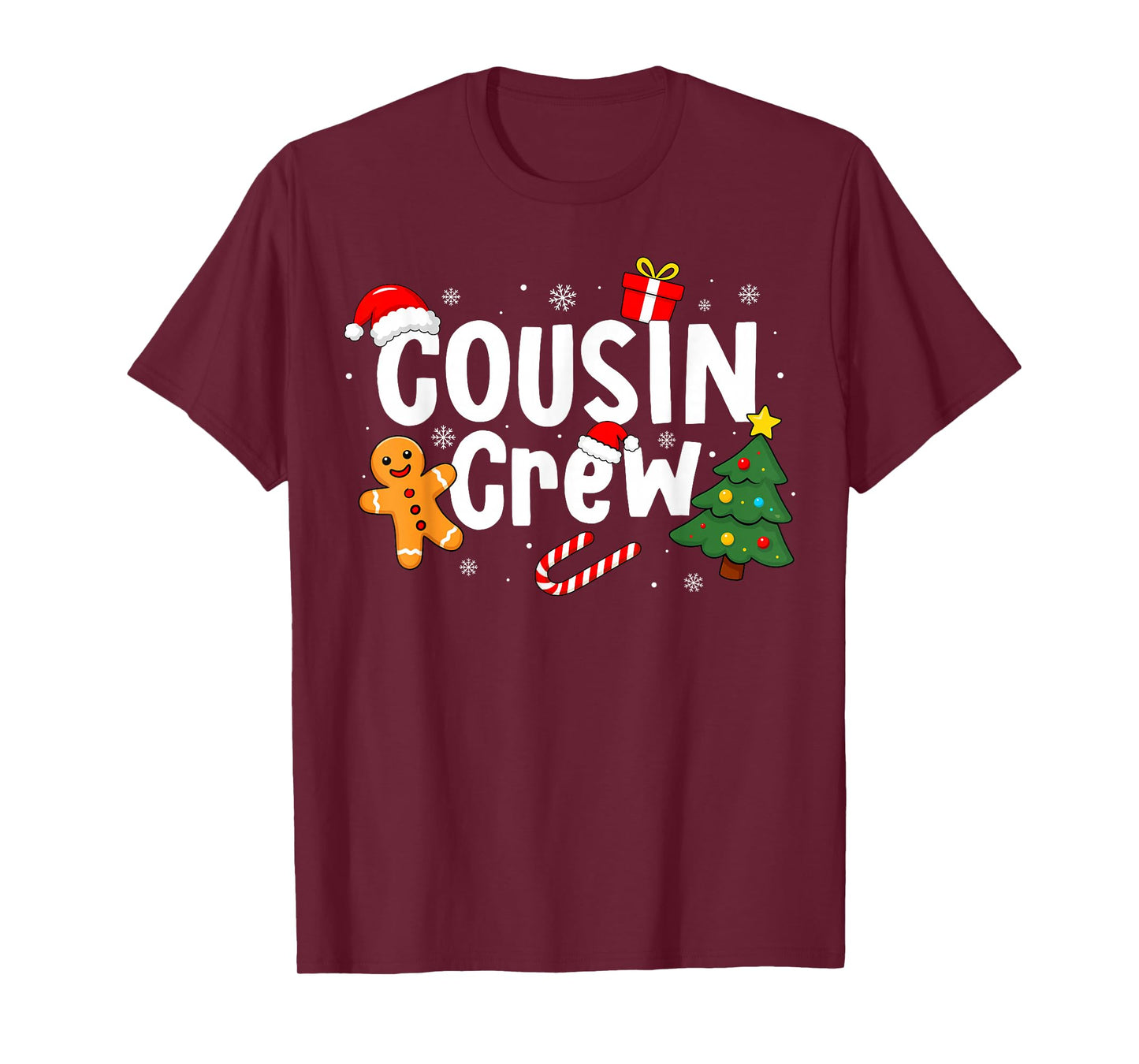 Cousin Crew Christmas Pajamas for Men Kids Women Grandkids T-Shirt