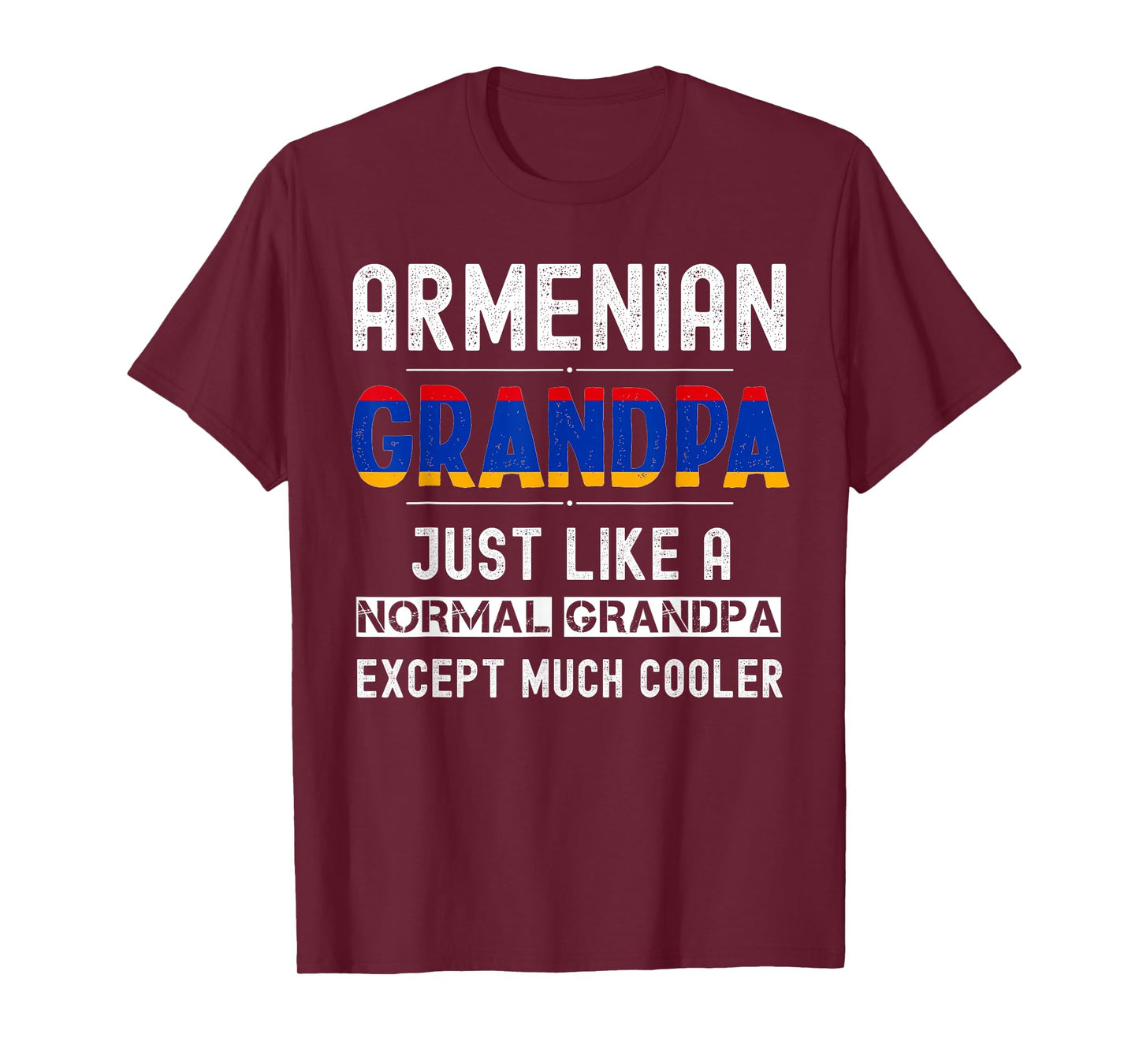 Armenian Grandpa fathers day from kids funny men birthday T-Shirt