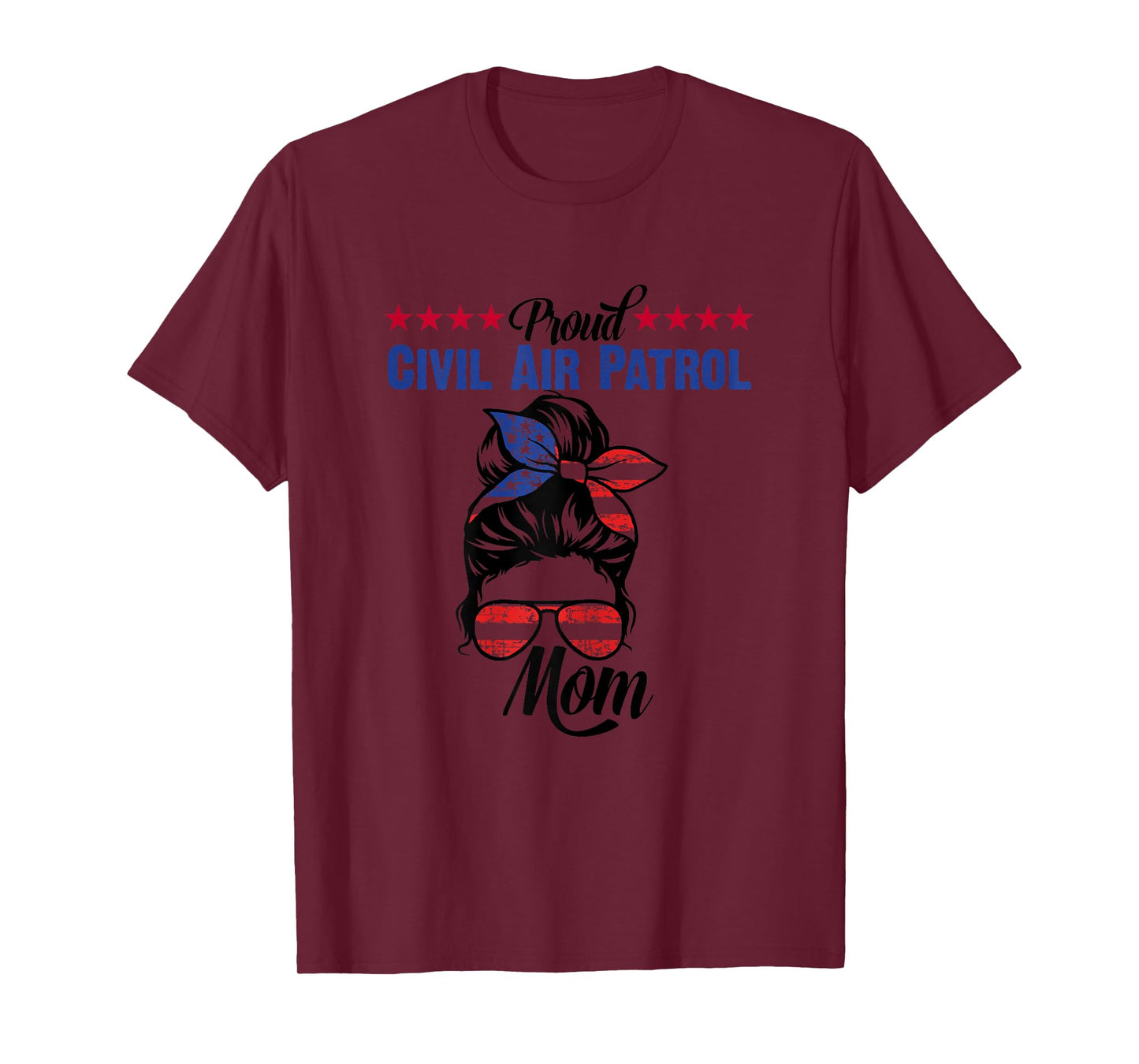 Proud Civil Air Patrol Moms Apparel for Cadets Mother T-Shirt