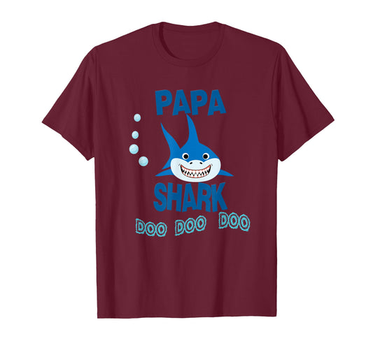 Papa Shark Gift Father - Camisa de Regalo Papa en espanol T-Shirt