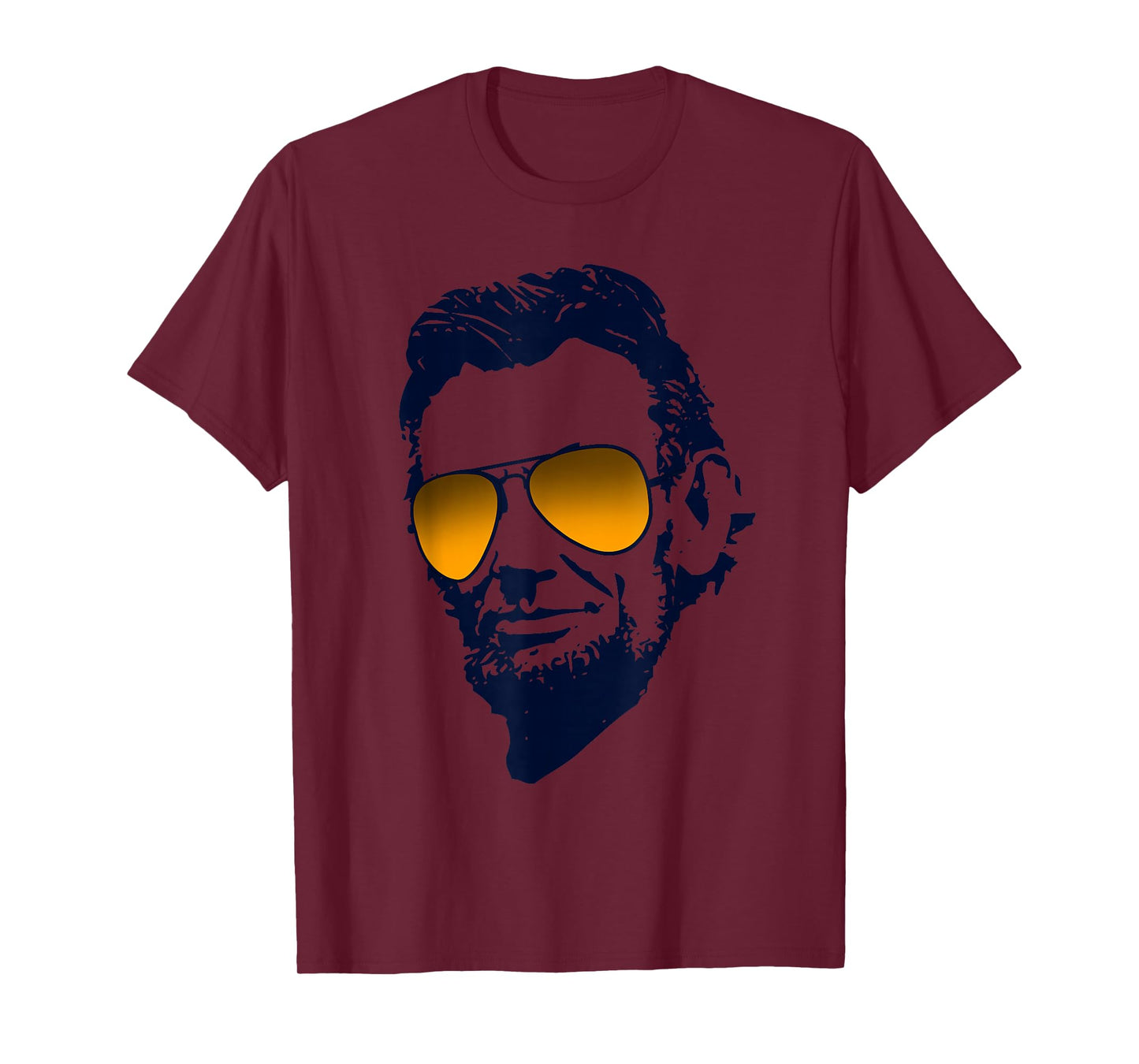 Cool Abraham Lincoln Honest Abe In Sunglasses Graphic T-Shirt