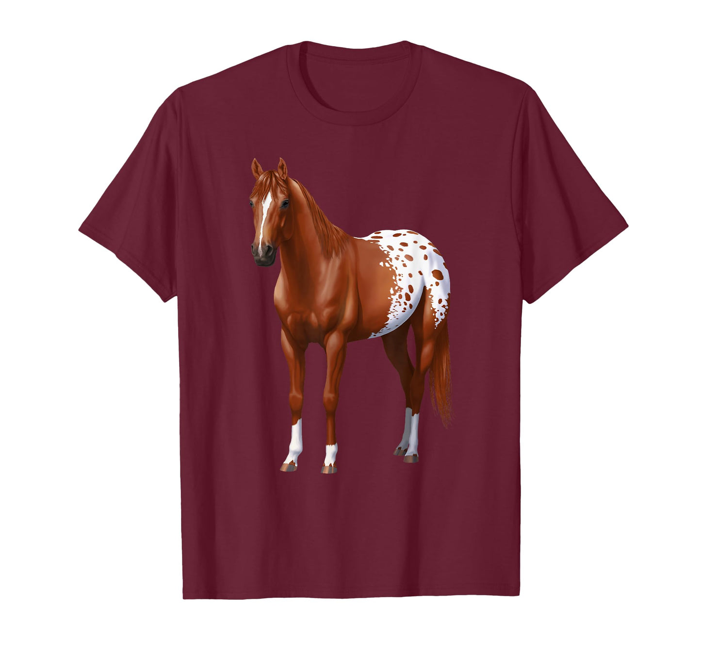 Chestnut Sorrel Blanket Appaloosa Horse Lover Gift T-Shirt
