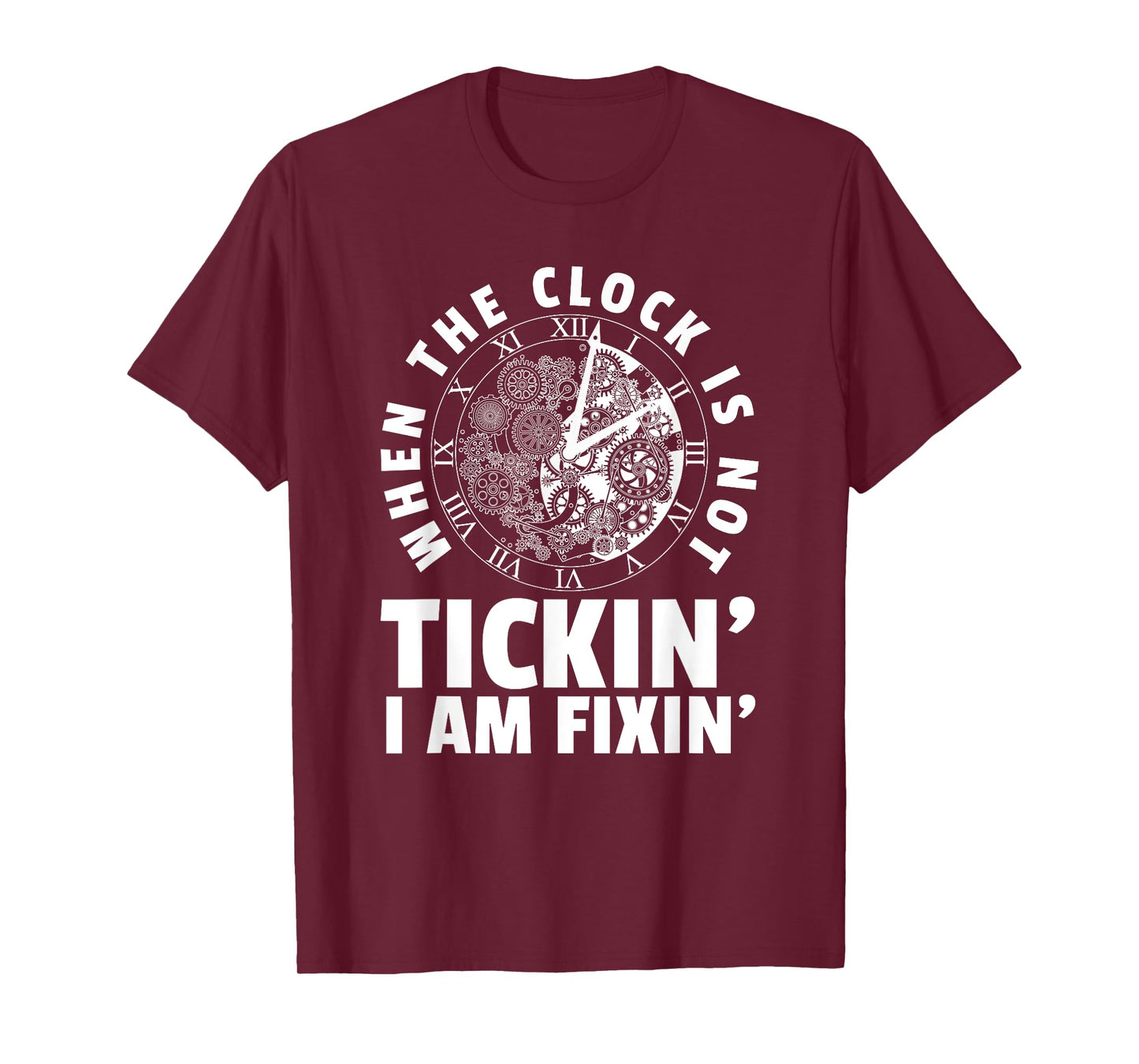 Cool Horology Words Horologist Watchmaker Expert Clock Maker T-Shirt