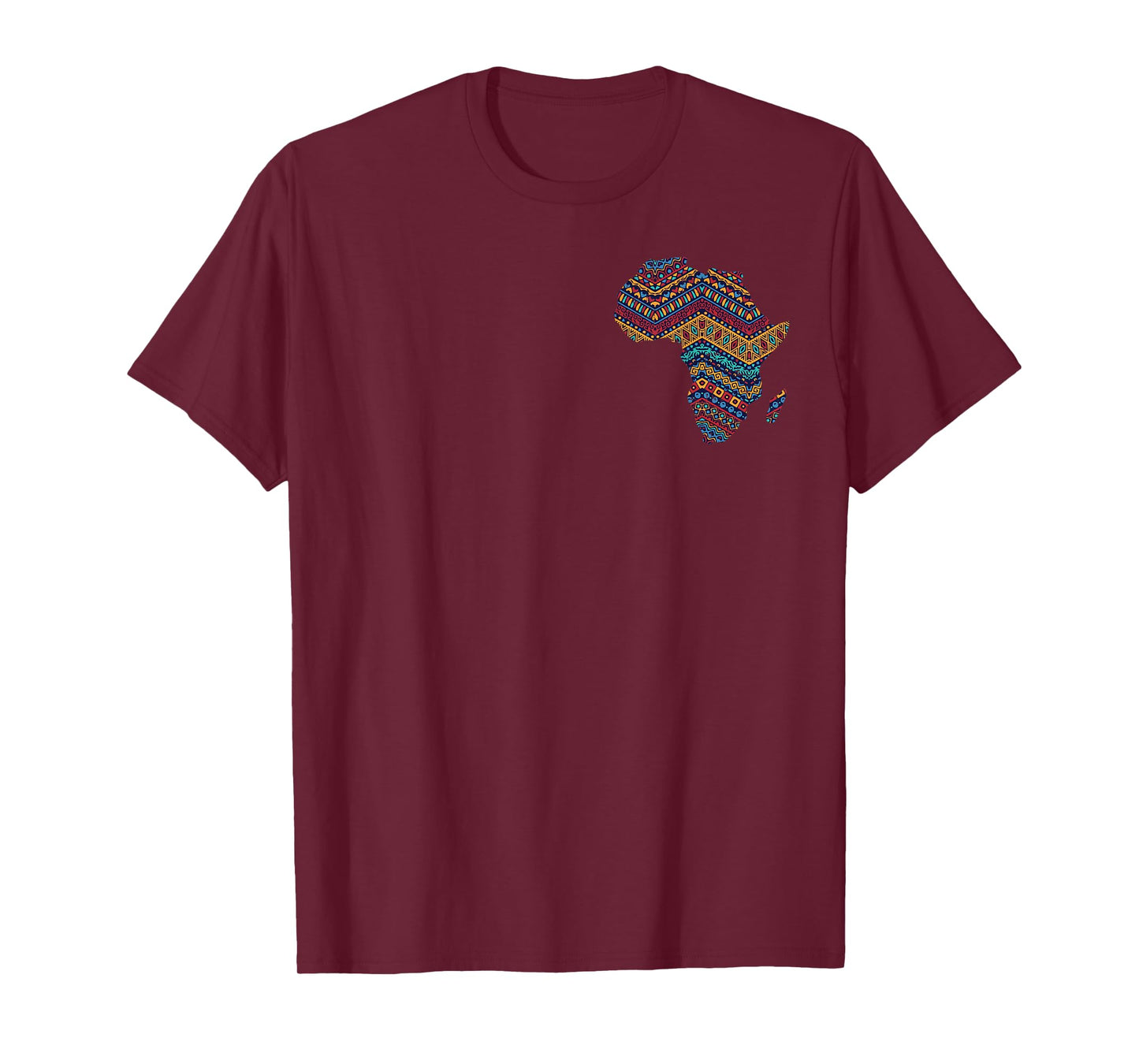 Africa Flag Pocket Kente Cloth Black African American Gift T-Shirt