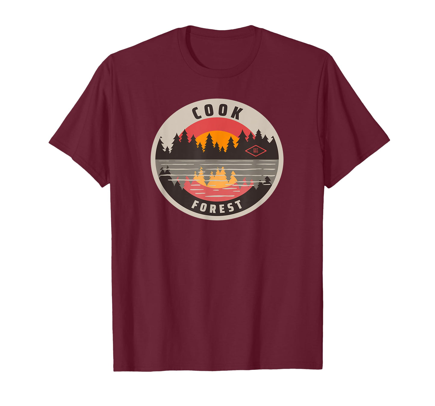 Cook Forest Lake reflection T-Shirt