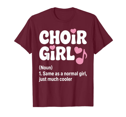 Choir Art for Girls Women Choir Singing Chorus Show Choir T-Shirt