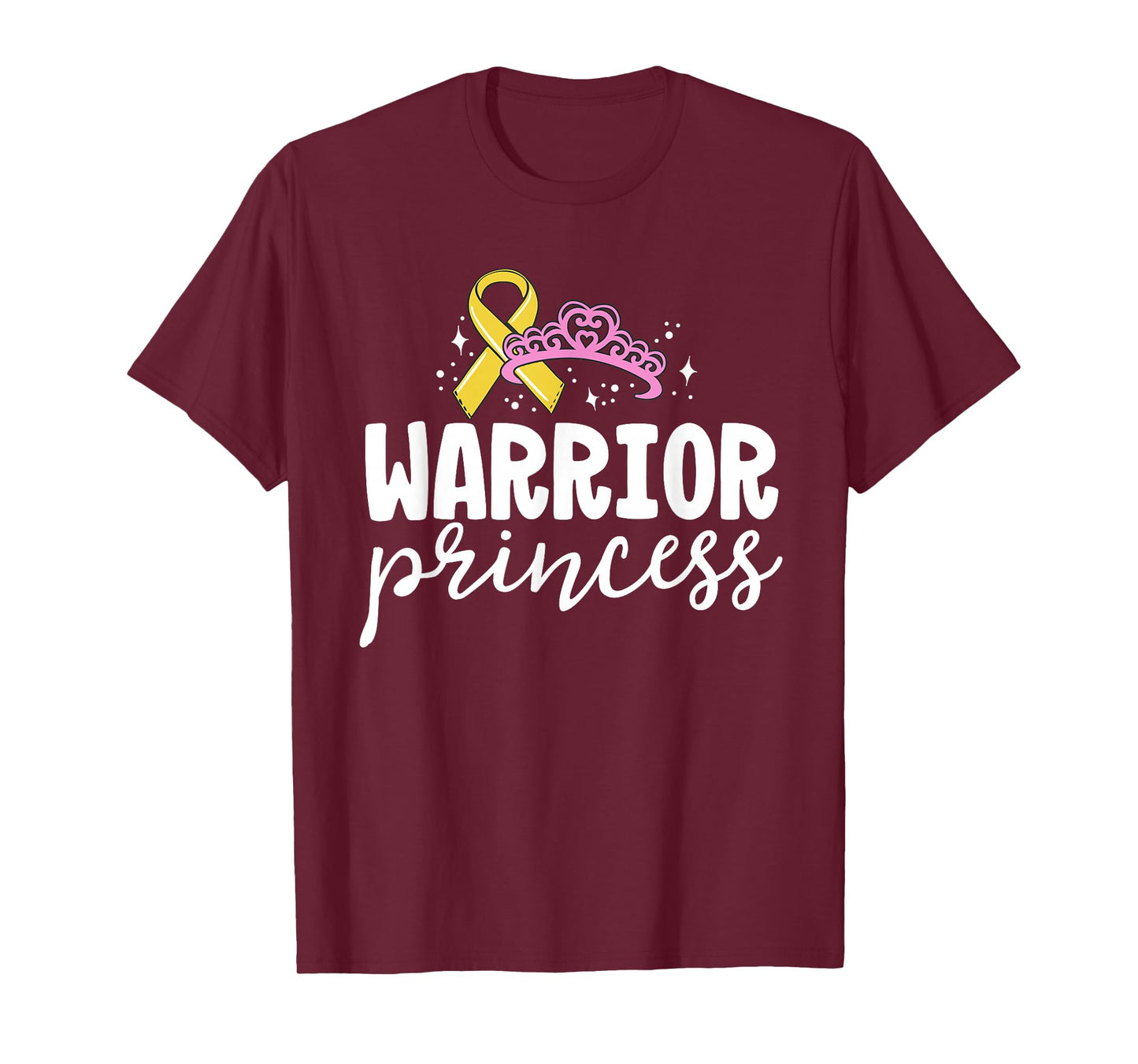 Childhood Cancer Shirts For Kids Boy Girl Warrior Princess T-Shirt