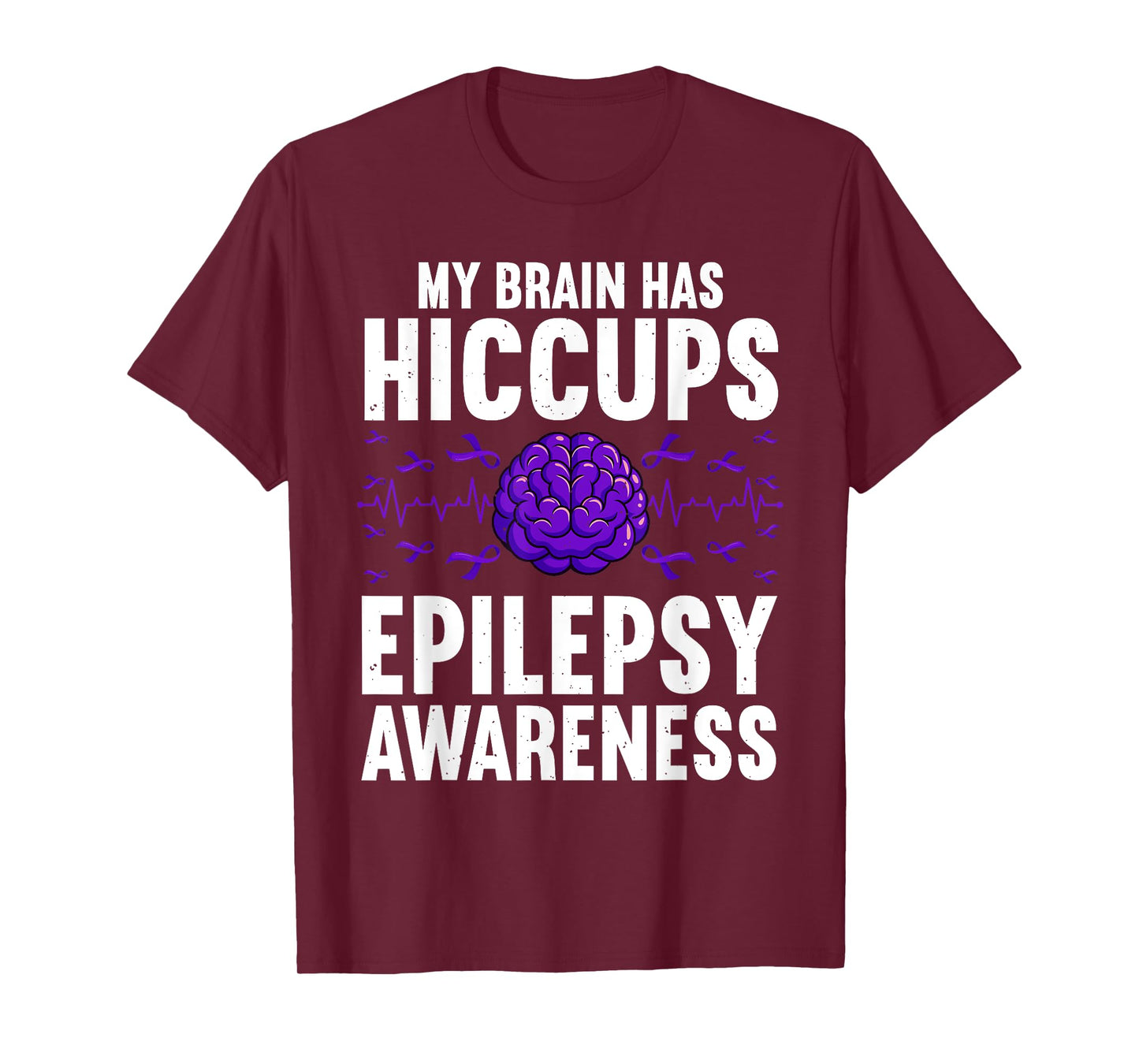 Cool Epilepsy Art For Men Women Seizure Epilepsy Awareness T-Shirt