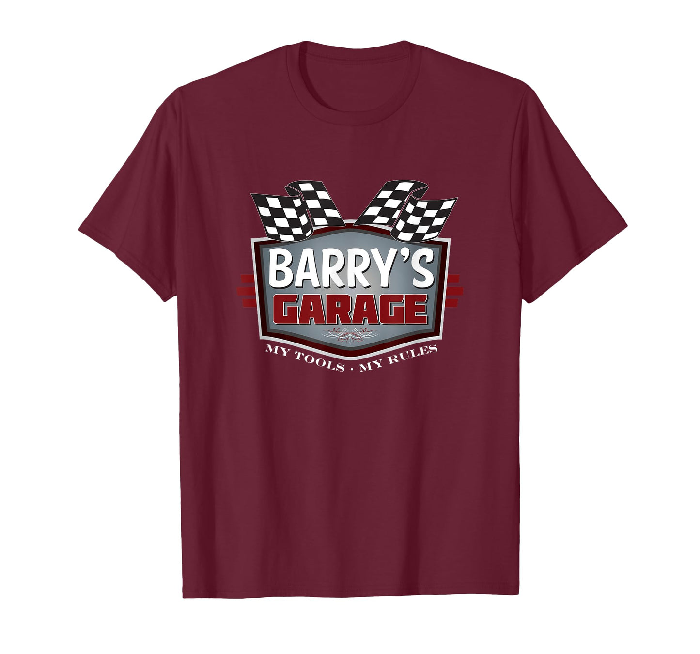 Barry's Garage T-shirt - Funny Car Guy - My Tools My Rules T-Shirt