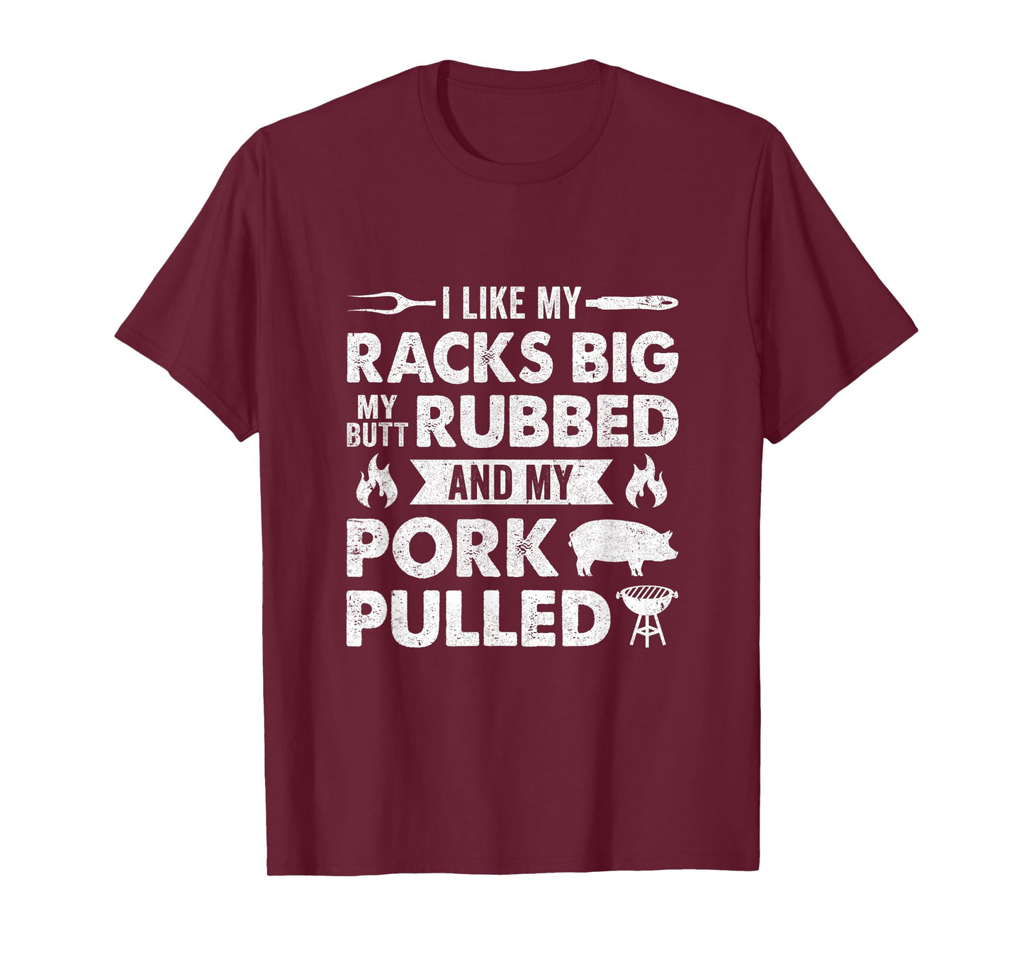 Cool Grilling For Men Women Pork Rub Smoking Bbq Meat Smoker T-Shirt