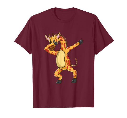 Dabbing Giraffe African Animal T-Shirt