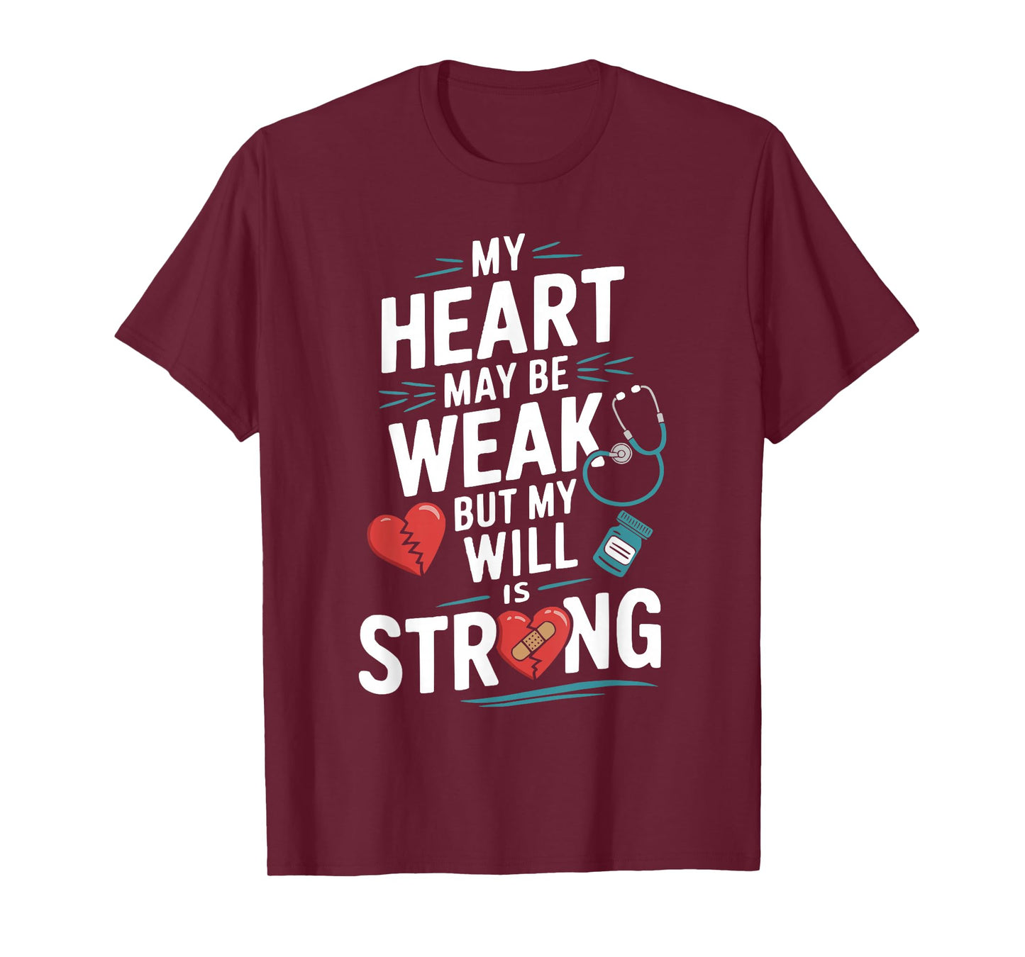 Congestive Heart Failure Chronic Disease CHF Awareness T-Shirt