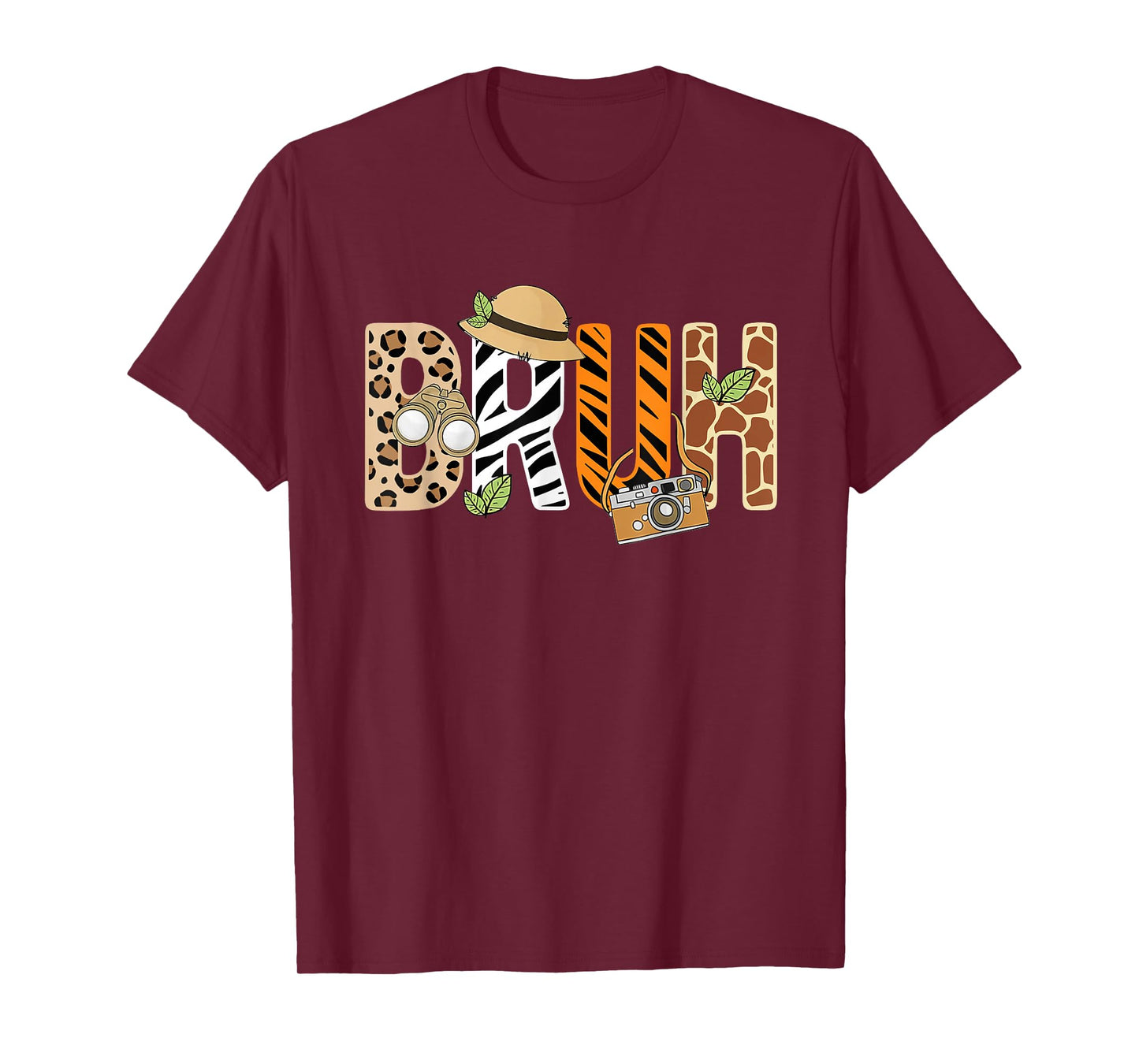 Bruh Zookeeper Safari Funny Animal Wildlife Boys Kids T-Shirt