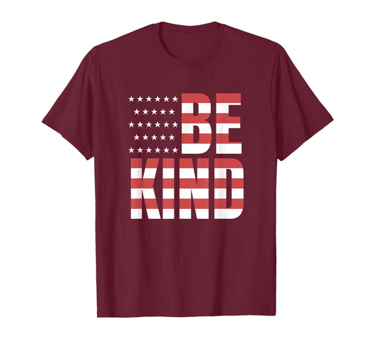 American Flag Be Kind T-Shirt