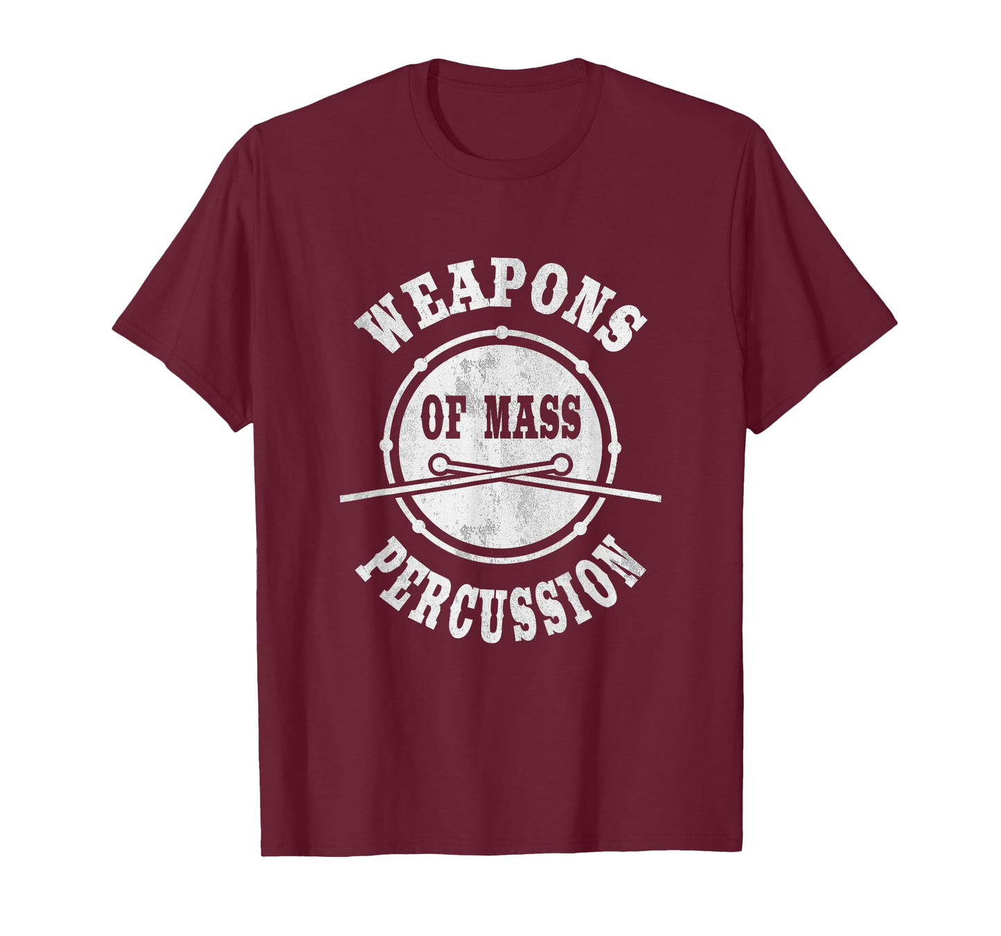 Weapons Of Mass Percussion T-Shirt | Cool Drummer Boy Gift T-Shirt