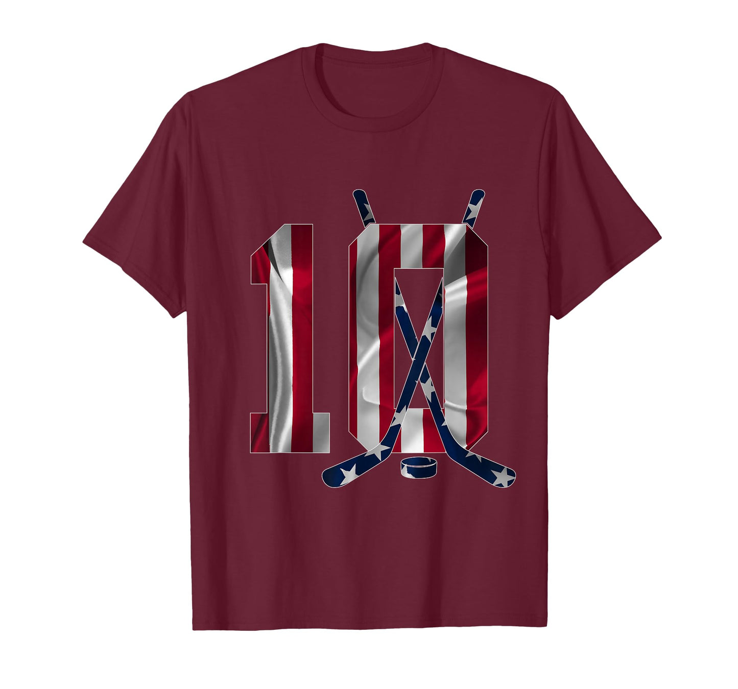 NUMBER 10 YEARS ICE HOCKEY 10TH BIRTHDAY T-Shirt