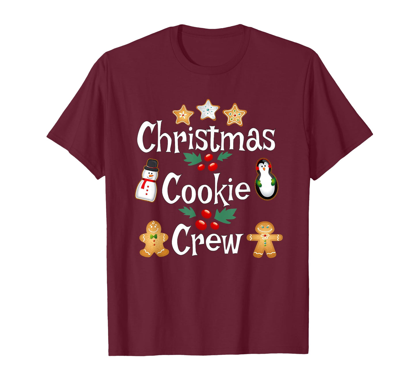 Bakers Christmas Cookie Crew Family Baking Team Holiday Cute T-Shirt