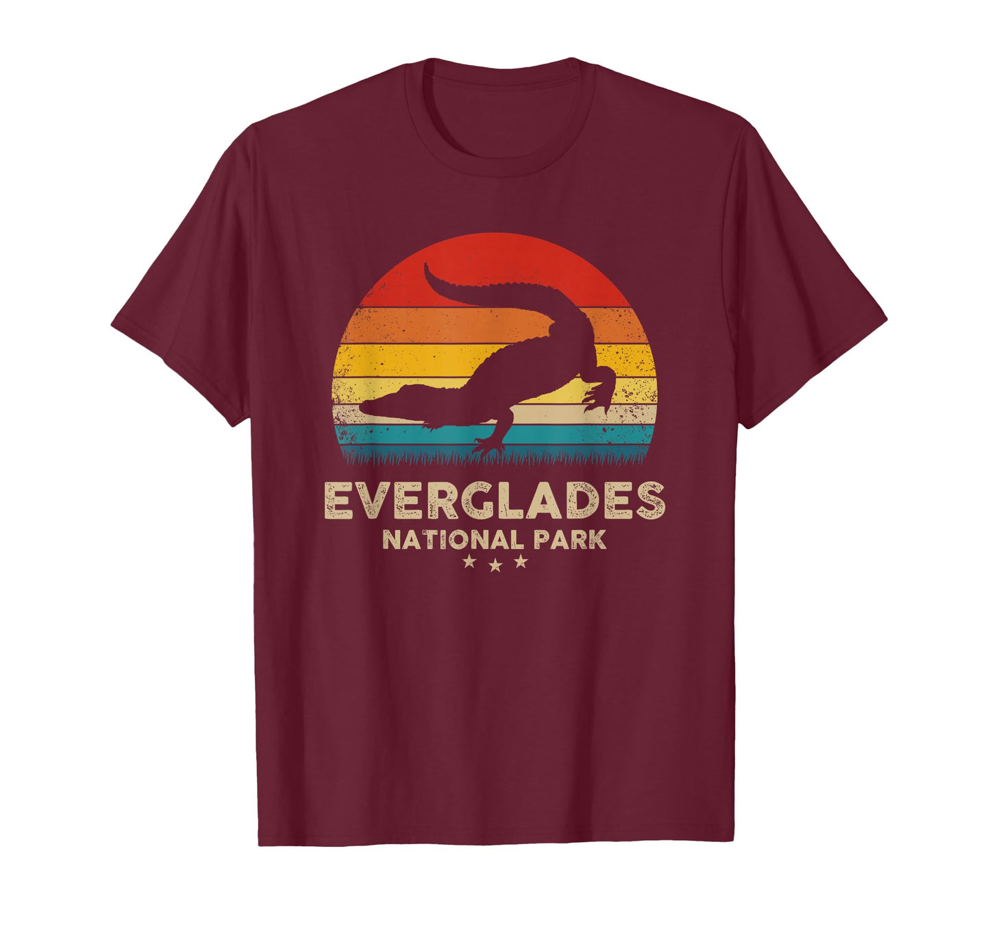 Everglades - National Park Retro Souvenir T-Shirt