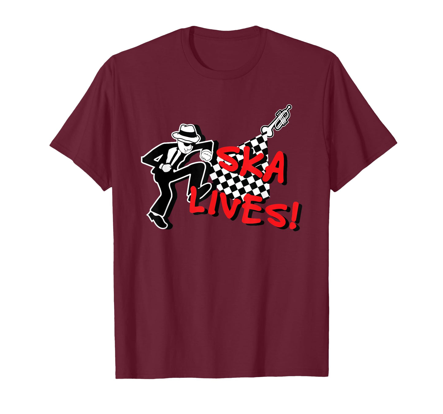 Ska Lives! Ska Music Punk Dance Band Graphic T-Shirt