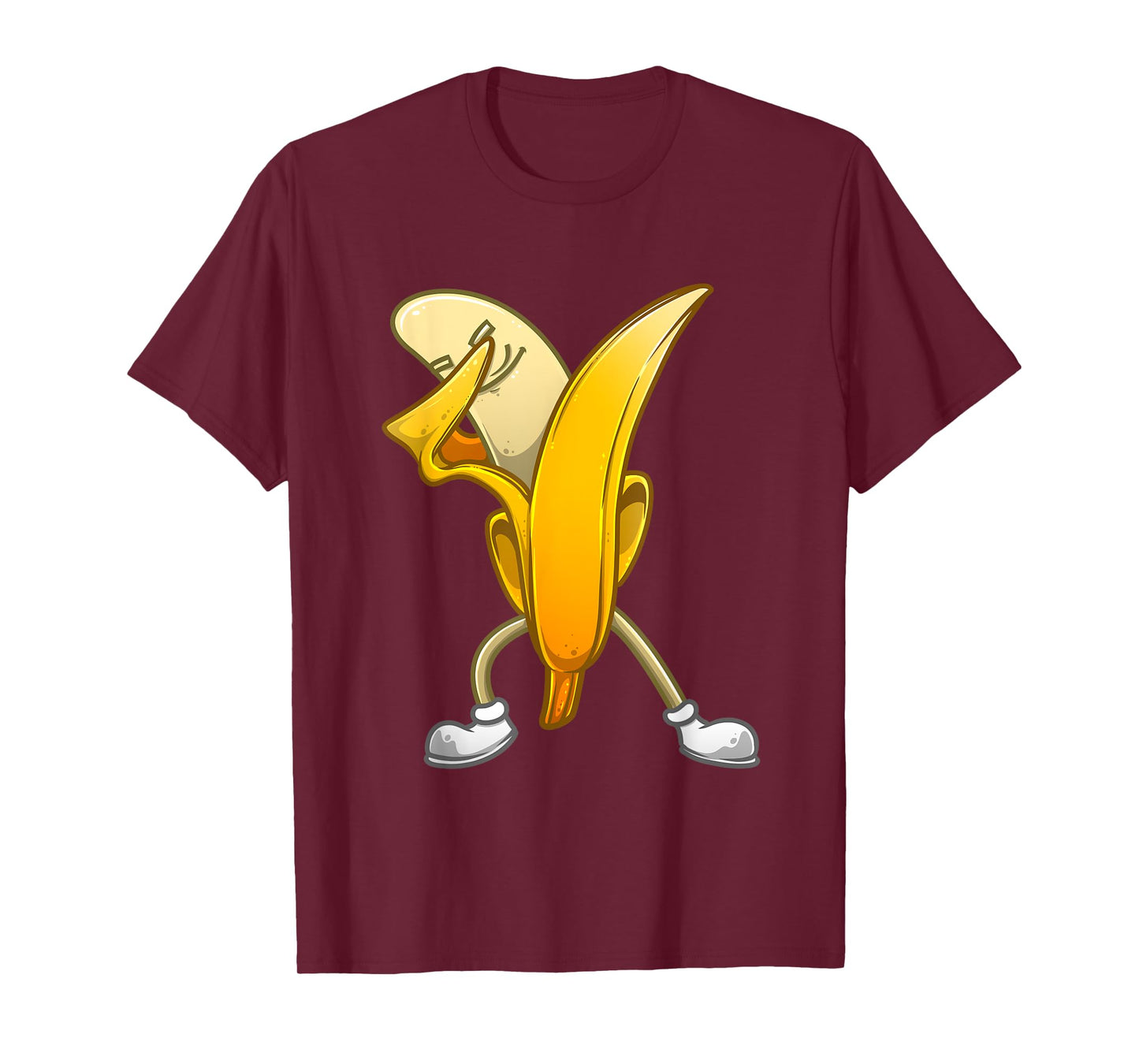 Funny Dabbing Banana Gift For Kids Boys Girls Cool Dancer T-Shirt
