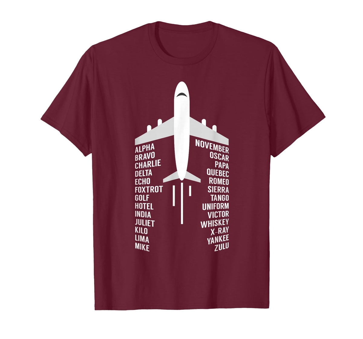 Phonetic Alphabet Aviation Pilot Aeroplane Aeroplane Gift T-Shirt