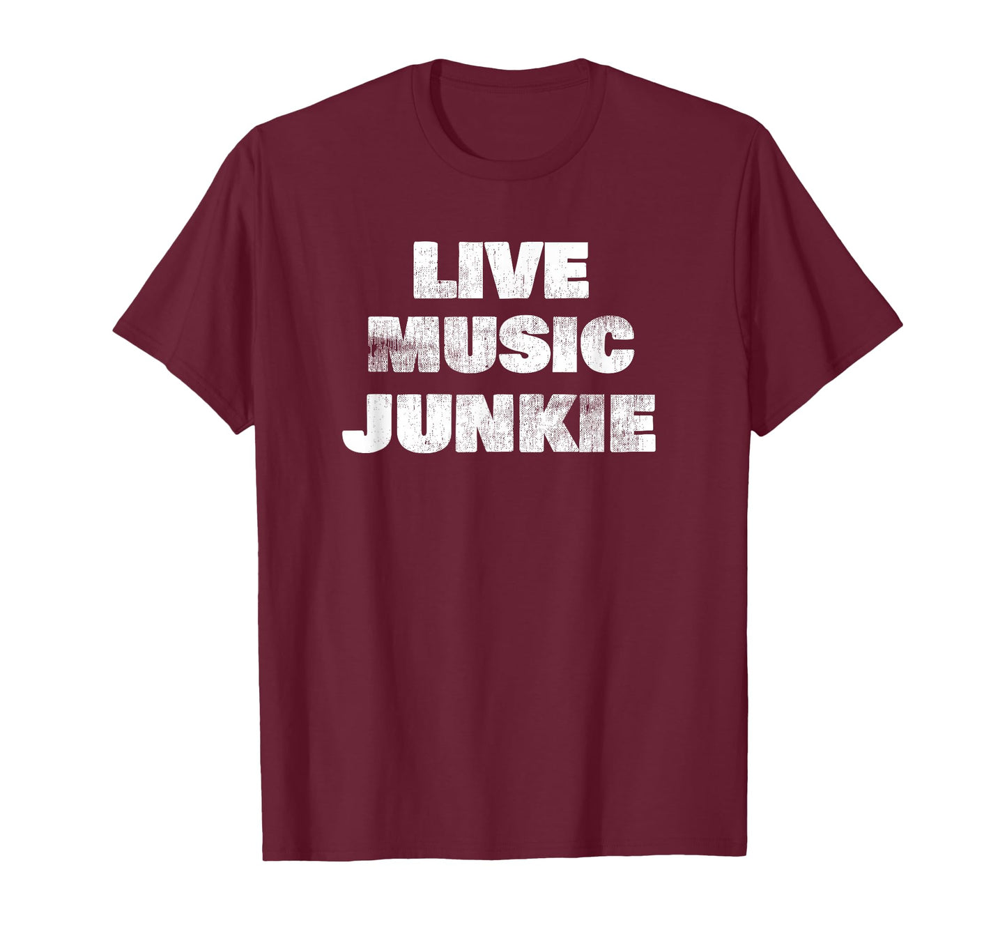 Live Music Junkie Funny Concert Enthusiast T-Shirt