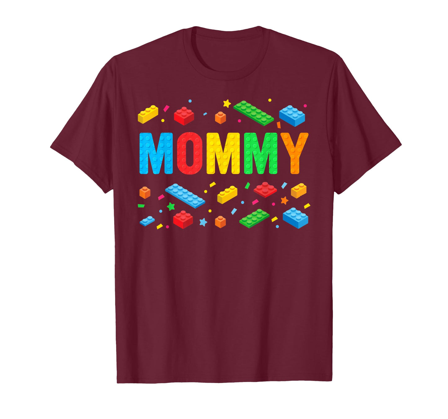 Mommy Master Builder Building Bricks Blocks Family Matching T-Shirt