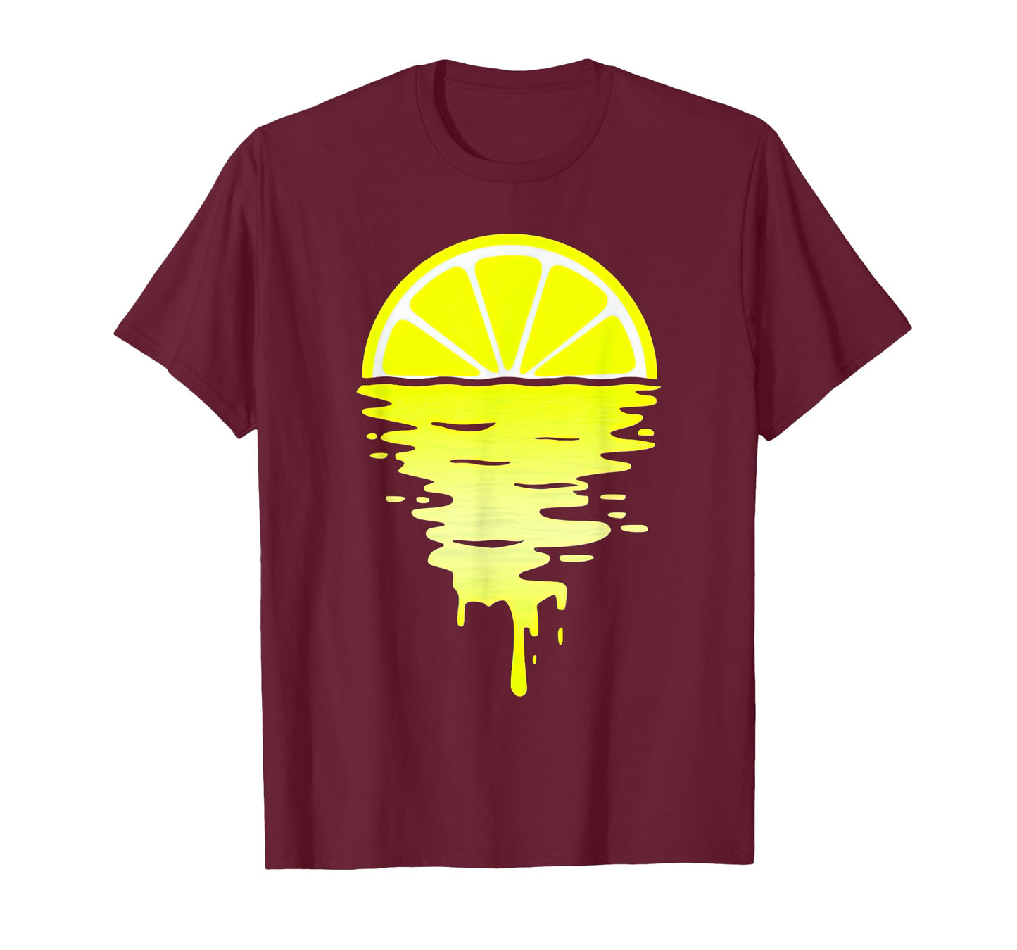 Lemon Sunset Over Sea T-Shirt