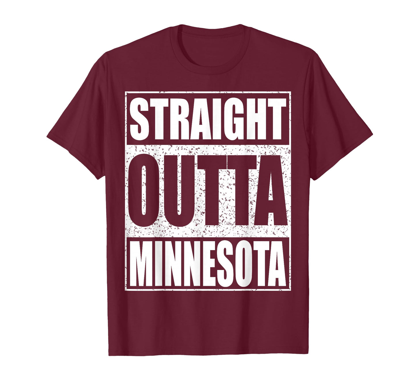 Straight Outta Minnesota Shirt Patriotic Minnesota State T-Shirt