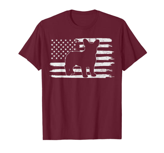 4th of July French USA Flag Gift T-Shirt
