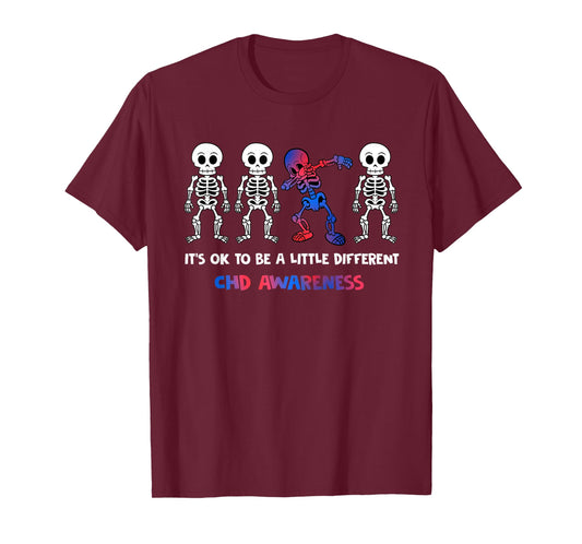It's OK to Be A Little Different CHD Awareness T-Shirt