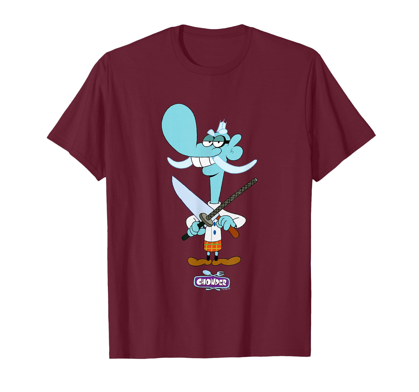 Chowder Mung Daal Sharpening A Knife Serious Face T-Shirt