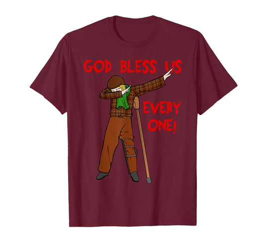 A Christmas Carol Shirt - Dabbing Tiny Tim TShirt T-Shirt