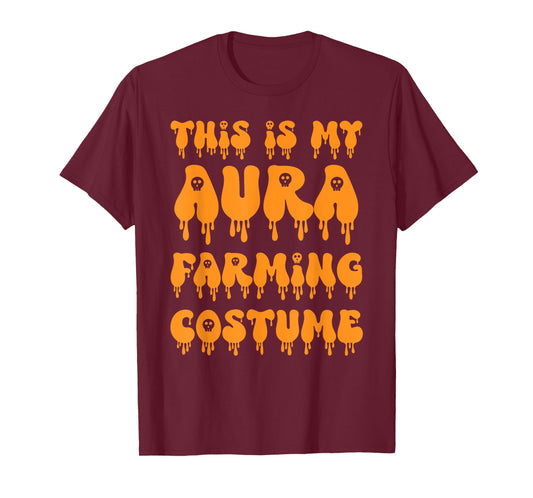 Aura Farming Shirt Halloween Aura Farmer Costume Teenage Boy T-Shirt