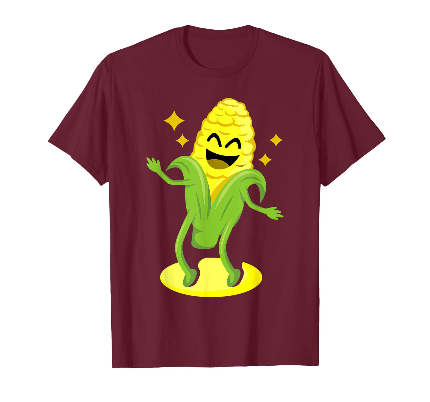Cool Corn Art Men Women Farmer Dancing Corn On Cob Farming T-Shirt