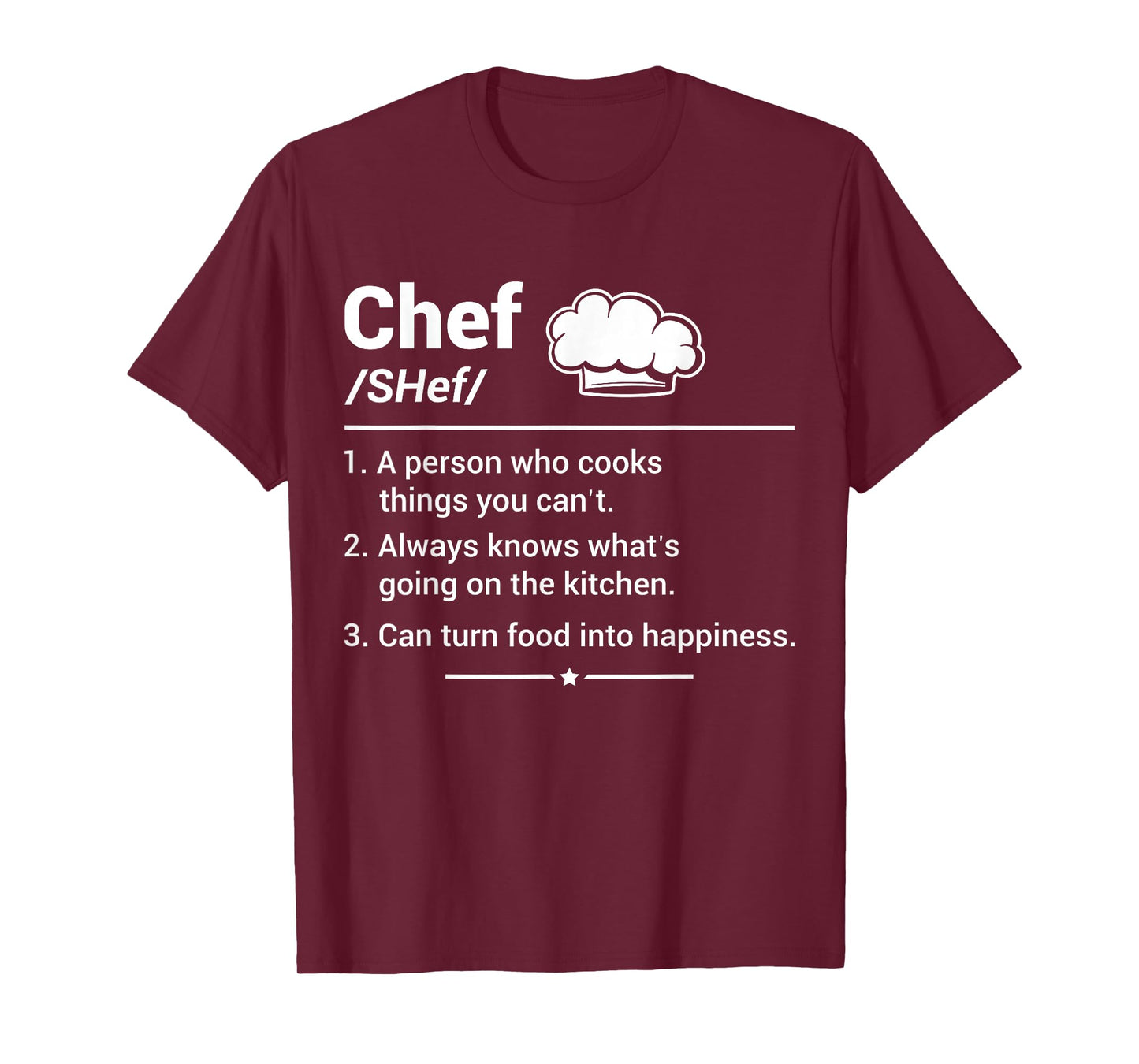 Chef A Person Who Cooks Things You Can't T-Shirt