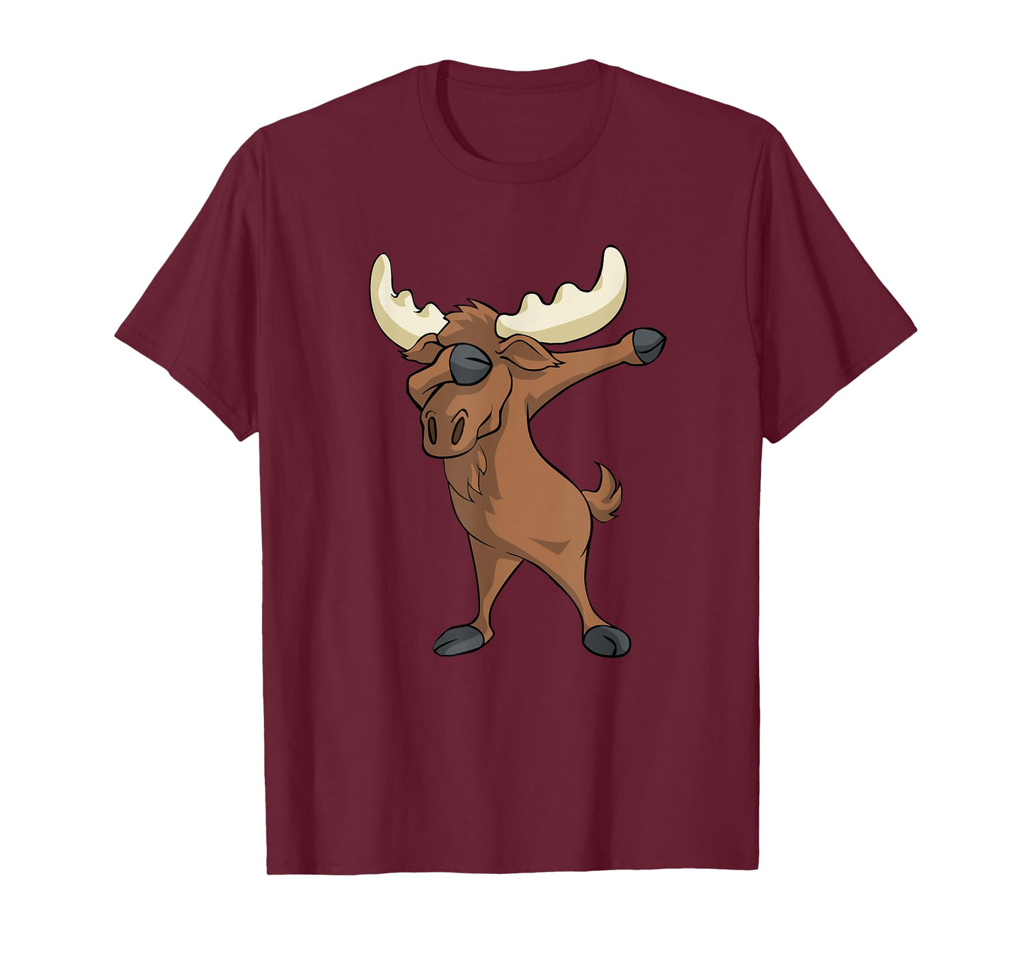Moose cute dabbing T-Shirt Funny Dab Gift Shirt T-Shirt