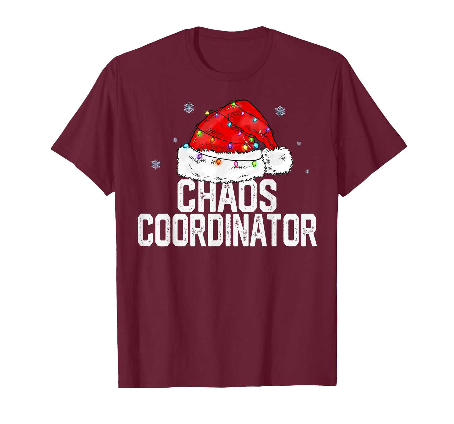 Chaos Coordinator Christmas Women Family Matching Group Xmas T-Shirt