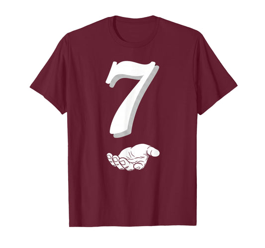 Cool Six Seven 6 7 Meme Gen Alpha Slang Costume Matching T-Shirt